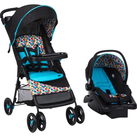 stroller and car seat in one Babideal Bloom All in One Travel System, Pixelray