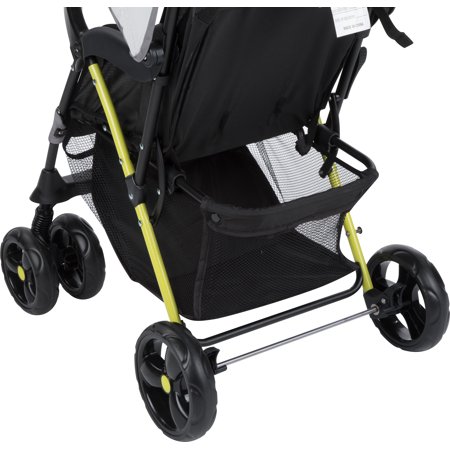Gray Stroller with Lockable Rear Wheels | Babideal